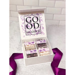Purple Marble Good Shabbos Candy Box