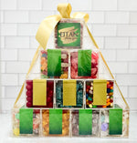 Custom Green and Gold Candy Tower